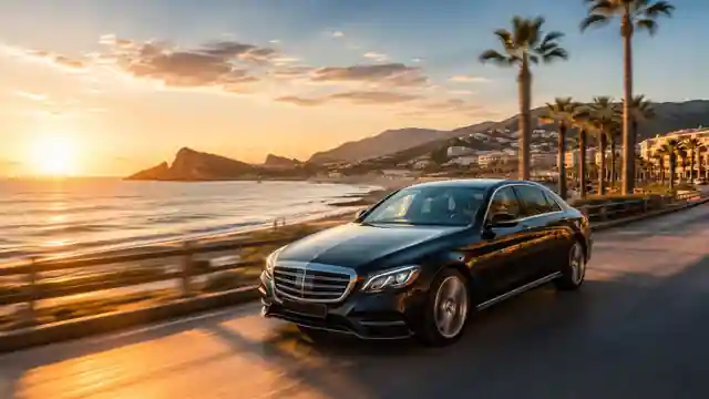 Mercedes у моря в Испании